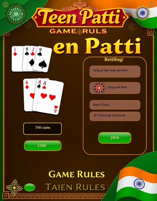 Teen Patti rules illustration